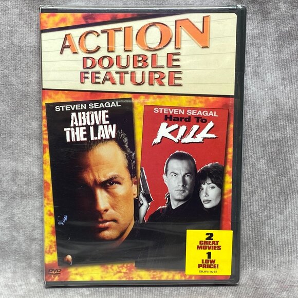 Steven Seagal Action Double Feature DVD "Above The Law" & "Hard To Kill" - Picture 1 of 6